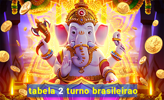 tabela 2 turno brasileirao